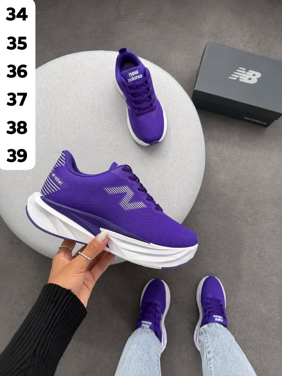 Rebel Ultravioleta na cor Roxo