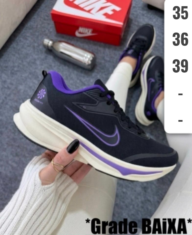 Zoom Fit Roxo na cor Preto e Roxo