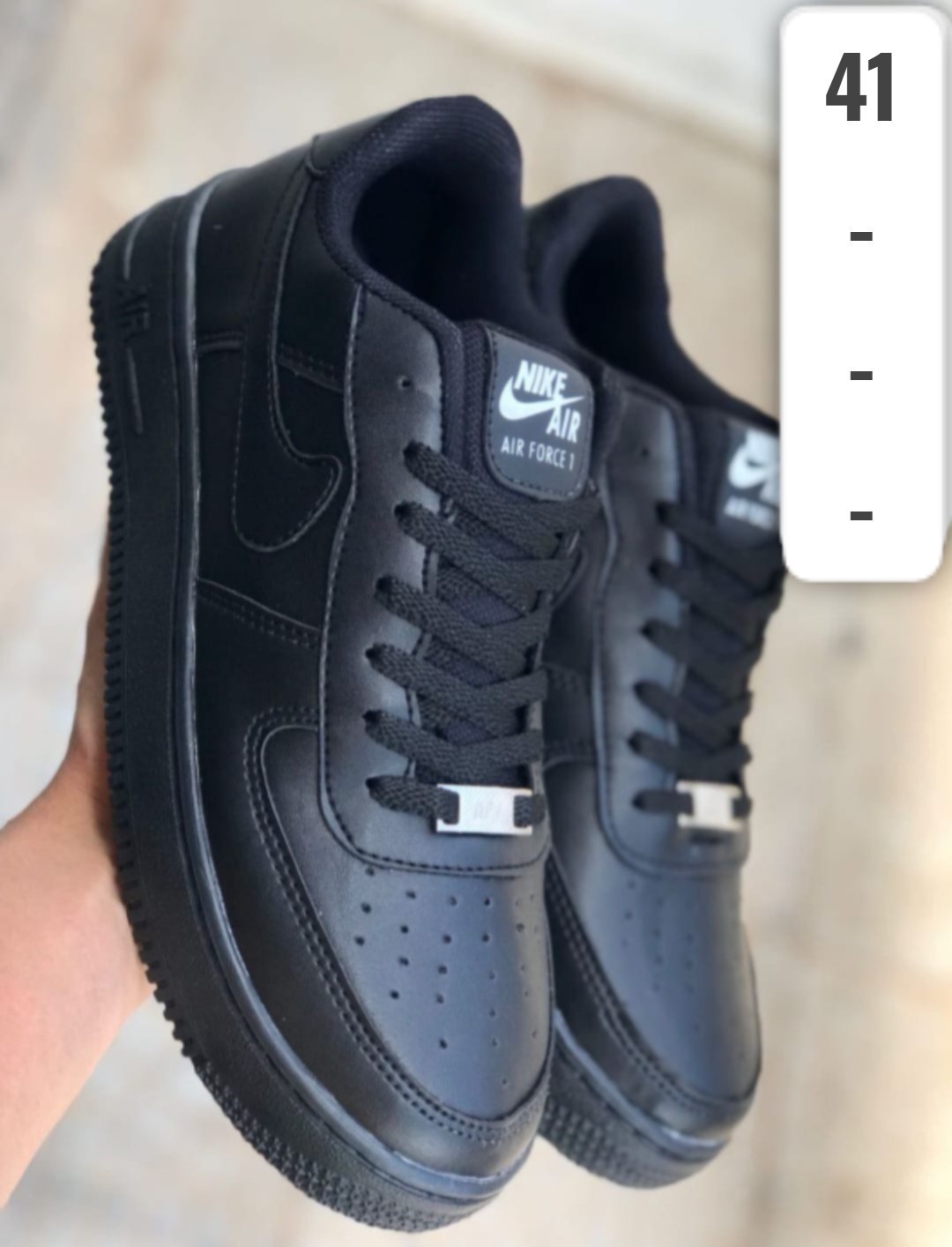 Air Force 1 Preto na cor Preto